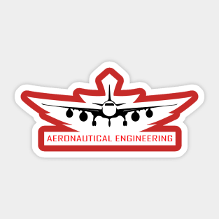 aeronautical engineering airplane aircraft engineer Sticker